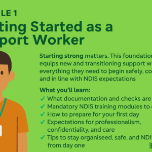 Getting Started as a Support Worker