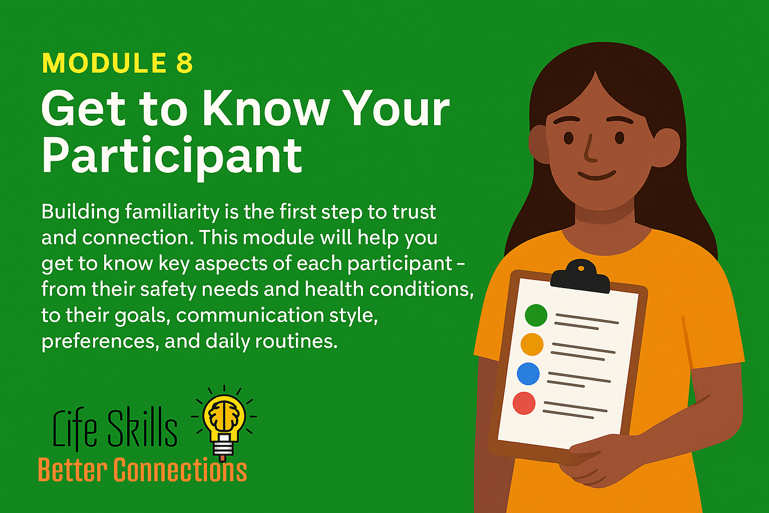 Getting to Know Your Participant