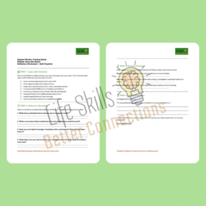 Reflection Worksheet & Self-Checklist