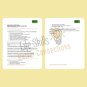 Reflection Work Sheet